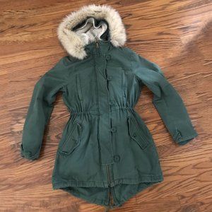 GAP Lined 3/4 Parka Coat